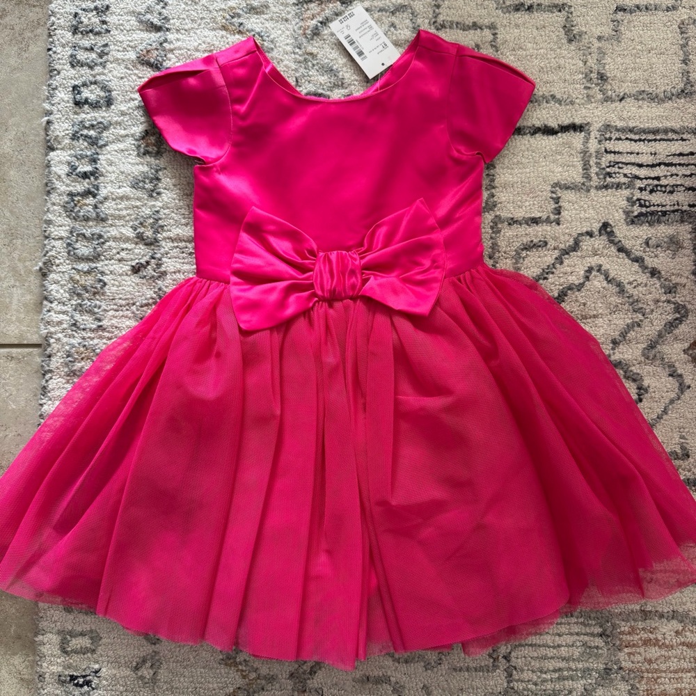 Hot Pink Dress with Bow 🆕